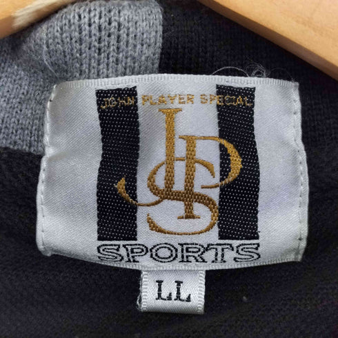 JPS SPORTS ロゴ刺繍 ロングスリーブ ポロシャツ メンズ LL