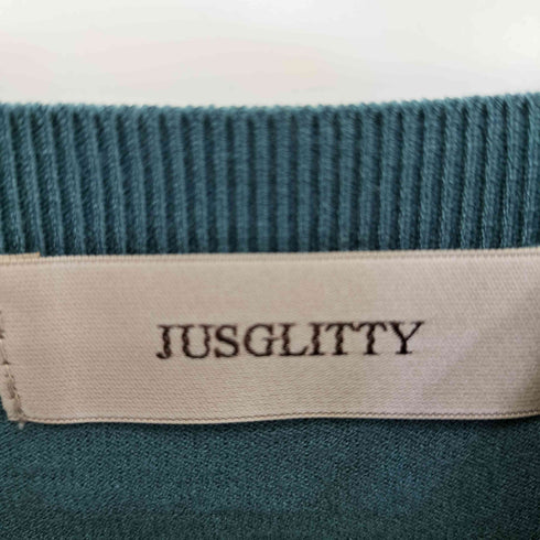 ジャスグリッティー JUSGLITTY UVカットアンサンブル ニット ノースリーブトップス カーディガン アンサンブル レディース JPN:2