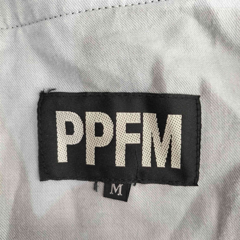 ピーピーエフエム PPFM ウールナイロン ストライプ スラックス メンズ JPN:M