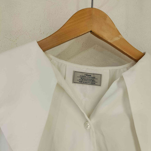 ジャーナルスタンダードレリューム JOURNAL STANDARD relume ビッグカラー 長袖ブラウス レディース