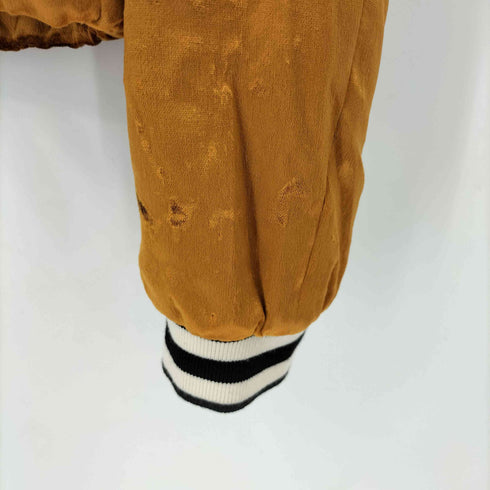 サンローランパリ SAINT LAURENT PARIS BOMBER JACKET VARSITY JACKET レーヨンシルク ボンバージャケット メンズ EUR:44