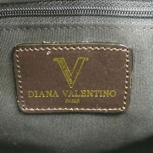 DIANA VALENTINO 総柄 モノグラム ハンドバッグ レディース