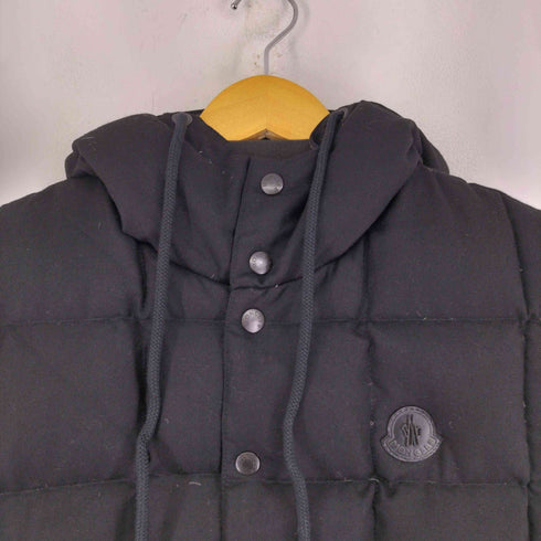 モンクレール MONCLER バーニーズニューヨーク10周年モデル ウールフルジップダウンベスト メンズ