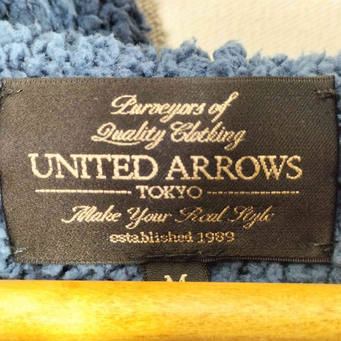 ユナイテッドアローズ UNITED ARROWS フーデット ジップアップフリース メンズ JPN:M