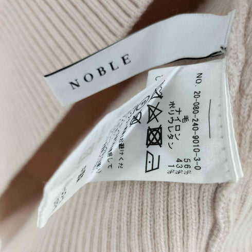 ノーブル Noble 20AW ボートネック プルオーバーニット セーター レディース