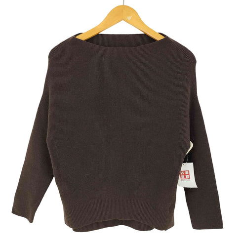 ノーブル Noble 20AW ファインメリノボートネックニット レディース