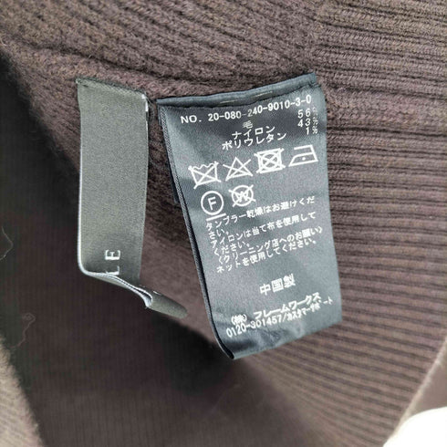 ノーブル Noble 20AW ファインメリノボートネックニット レディース