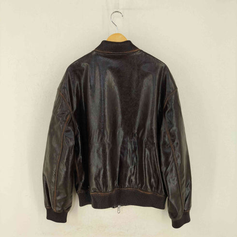 ザラ ZARA FAUX LEATHER BOMBER JACKET メンズ import:XL