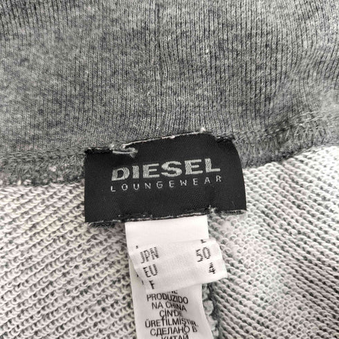ディーゼル DIESEL ロゴ 刺繍 サイドリブライン イージー スウェットパンツ ジョガーパンツ メンズ JPN:L