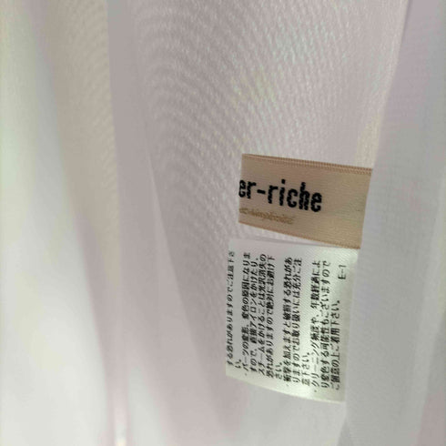 アプワイザーリッシェ Apuweiser riche 22SS 洗える3WAYジョーゼットブラウス レディース JPN:2