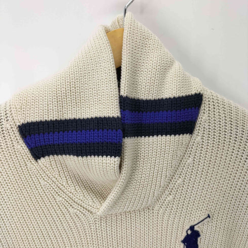 ポロラルフローレン POLO RALPH LAUREN ビッグポニー刺繍ショールカラーニットセーター メンズ JPN:XL