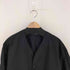 ザラ ZARA コットンナイロン カラーレスジャケット メンズ import:M