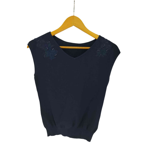 ジャスグリッティー JUSGLITTY 18SS ショルダー刺繍プルオーバー レディース JPN:2