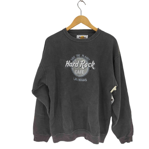 ハードロックカフェ Hard Rock Cafe USA製 LAS VEGAS 刺繍スウェット メンズ import:M