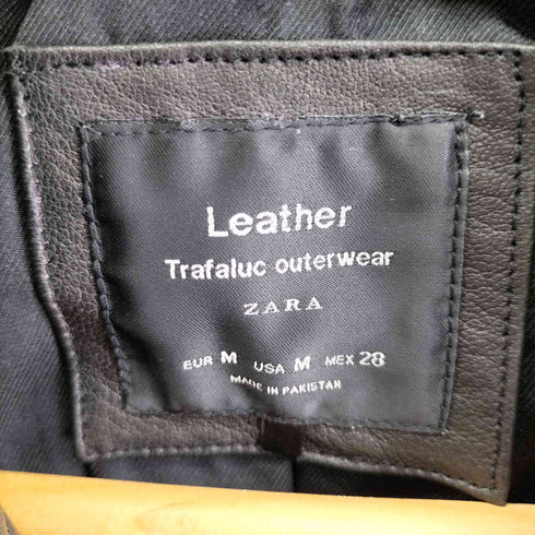ザラ ZARA ダブルライダースジャケット レディース M