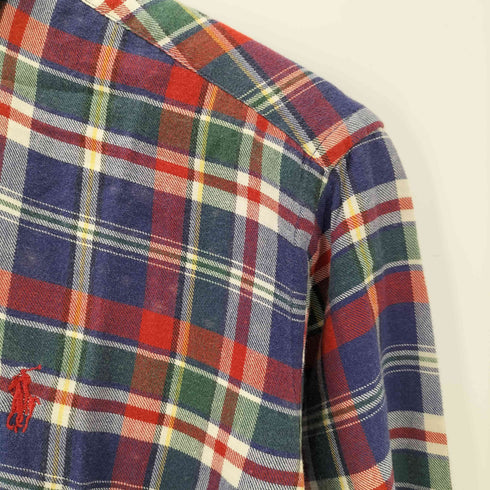ポロバイラルフローレン Polo by RALPH LAUREN L/S スモールポニー刺繍チェック柄BDシャツ メンズ 20