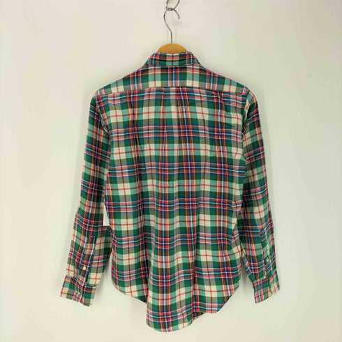 ポロバイラルフローレン Polo by RALPH LAUREN L/S スモールポニー刺繍チェック柄BDシャツ レディース 18