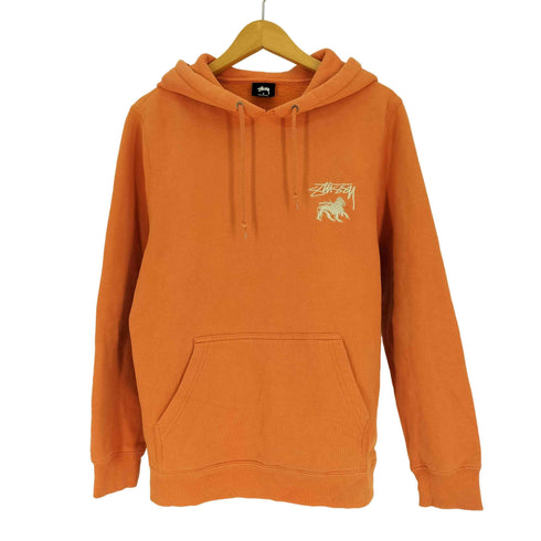 ステューシー Stussy ロゴ ライオン 刺繍 裏起毛 プルオーバー パーカー メンズ import:S