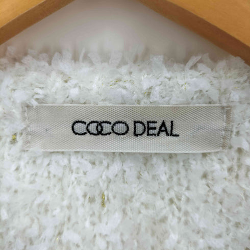 ココディール COCO DEAL 24SSフラッフィーハーフスリーブニットジャケット レディース 2