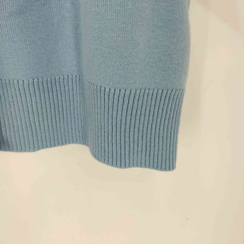 アニエスベー agnes b. PARIS フランス製 ウォッシャブル 半袖 ボタンカーディガン レディース JPN:2