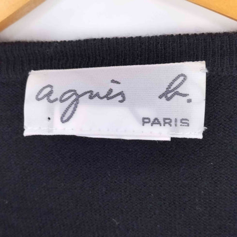 アニエスベー agnes b. PARIS 長袖 ボタンカーディガン レディース