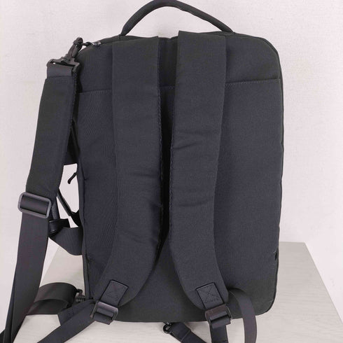 ハピタスプラス 3WAY エイチプラス 超薄型ビジネスリュック ブラック 撥水加工済 メンズ