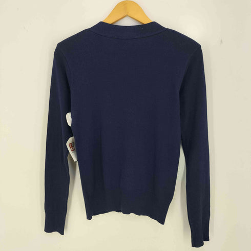 アニエスベー agnes b. PARIS フランス製 Vネック カーディガン レディース JPN:2