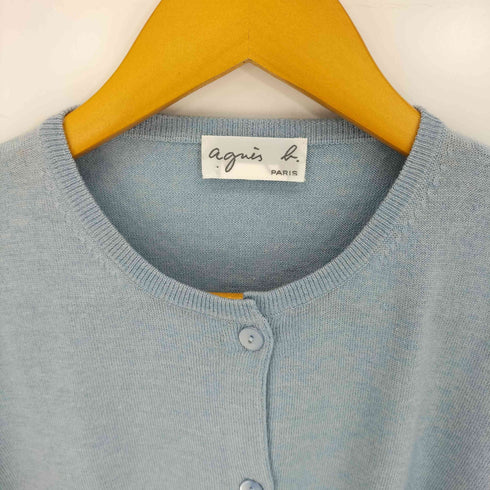 アニエスベー agnes b. PARIS クルーネックカーディガン レディース