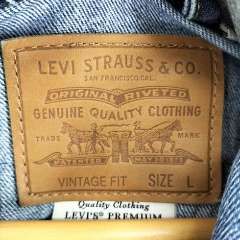 リーバイス Levis ビンテージフィットパッチワークトラッカージャケット メンズ JPN:L