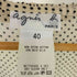 アニエスベー agnes b. PARIS シルク混 ドット フレアスリーブ シアーブラウス レディース 40