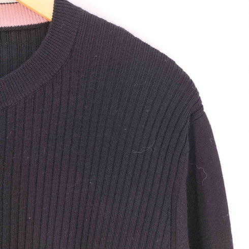 ピーエスポールスミス PS Paul Smith 裾リボン ウールリブニットカーディガン レディース import:M
