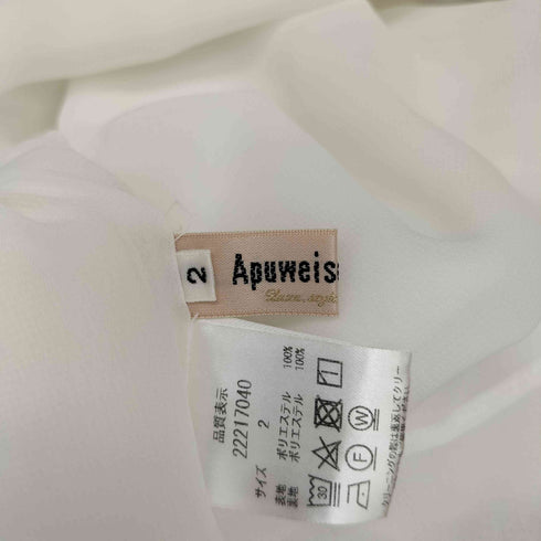 アプワイザーリッシェ Apuweiser riche 22SS 3WAYジョーゼットブラウス レディース JPN:2