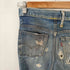 リーバイス Levis 90S 99年製 USA製 ボタン裏J38 ビッグE 555 ダメージデニム 雰囲気 グランジ ステッチ メンズ W28 L32
