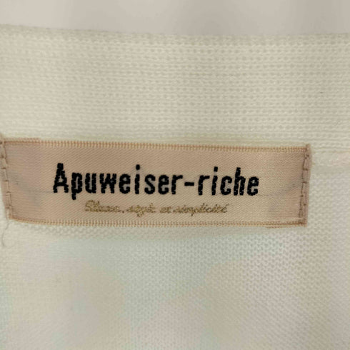 アプワイザーリッシェ Apuweiser riche 21SS 洗えるシアーゆるカーデ レディース JPN:2