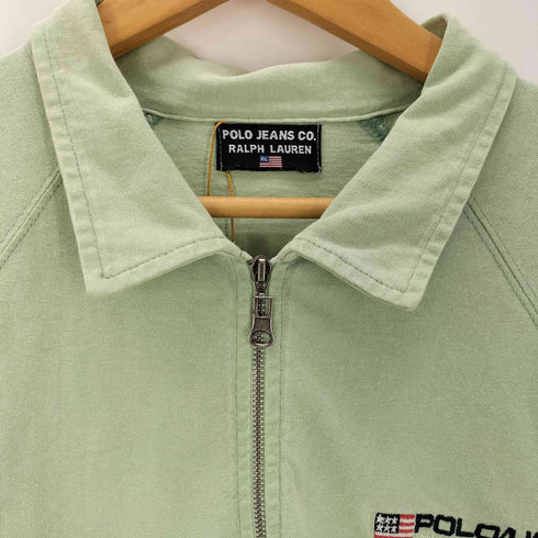 ポロジーンズカンパニーラルフローレン POLO JEANS COMPANY RALPH LAUREN ロゴ刺しゅうハーフジップ シャツ メンズ