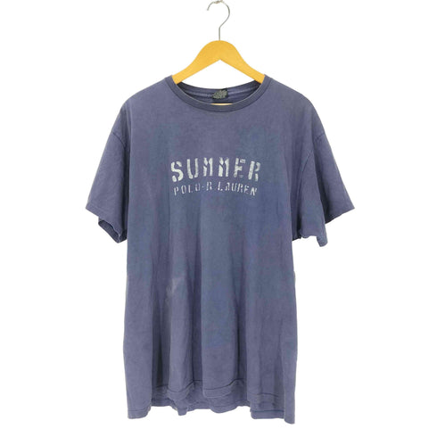 ポロバイラルフローレン Polo by RALPH LAUREN S/S SUMMER プリントTシャツ メンズ JPN:L