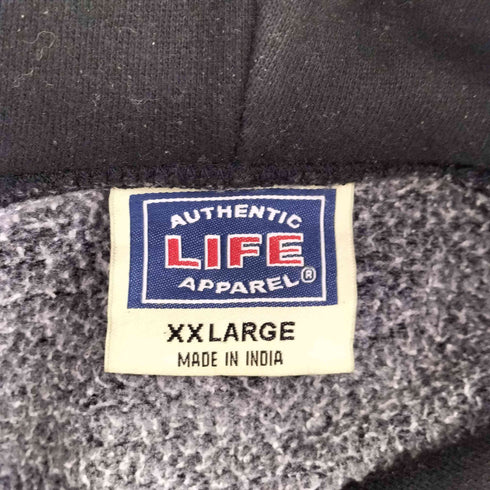 AUTHENTIC LIFE APPAREL 00s アーチ刺繍パーカー メンズ JPN:XXL