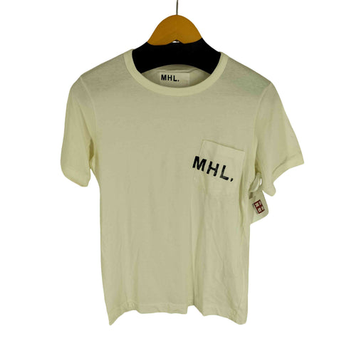 エムエイチエル MHL. PRINTED COTTON JERSEY LOGO T-SHIRT メンズ import:S
