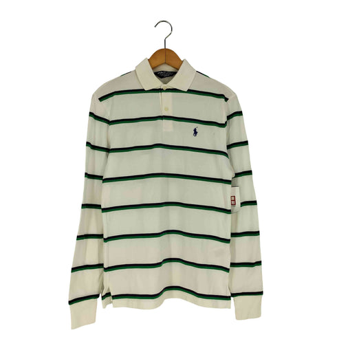 ポロゴルフラルフローレン POLO GOLF RALPH LAUREN PRO FIT ポニー刺繍 ボーダー 鹿の子 ポロシャツ メンズ import:XS