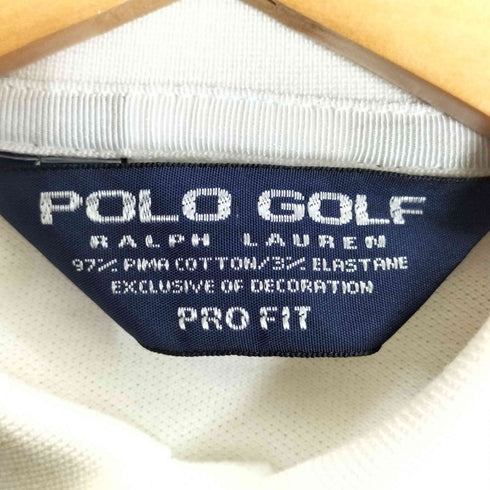 ポロゴルフラルフローレン POLO GOLF RALPH LAUREN PRO FIT ポニー刺繍 ボーダー 鹿の子 ポロシャツ メンズ import:XS