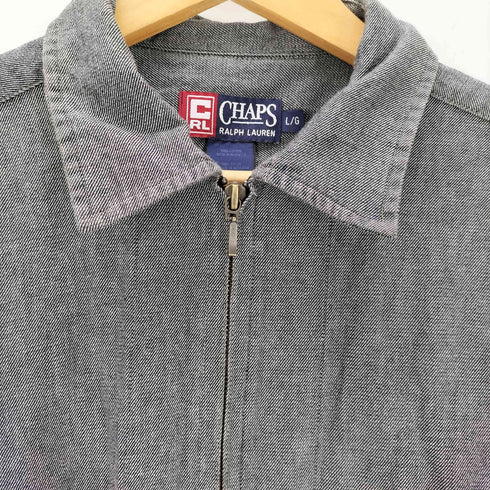 チャップスラルフローレン CHAPS RALPH LAUREN S/S ジップアップジャケット ダブルジップ メンズ JPN:L