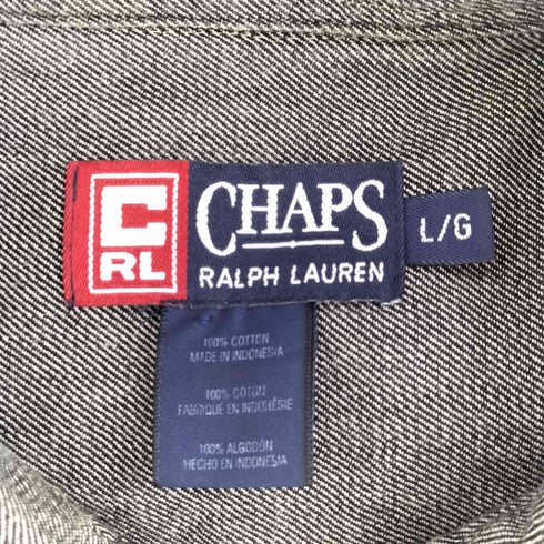 チャップスラルフローレン CHAPS RALPH LAUREN S/S ジップアップジャケット ダブルジップ メンズ JPN:L