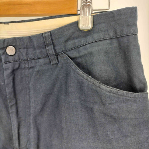 エンポリオアルマーニ EMPORIO ARMANI イタリア製 バックジップポケット コットン リネン ツイル ワイドパンツ メンズ EUR:50