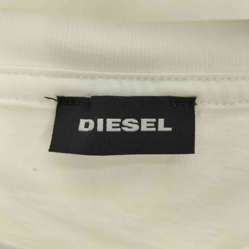 ディーゼル DIESEL DENIM DIVISION 刺繍 ロゴ クルーネック Tシャツ メンズ import:M
