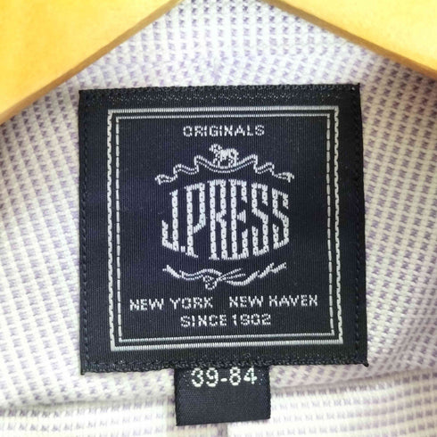 ジェイプレス J.PRESS ポケット付き ボタンダウンチェックシャツ メンズ 39-84