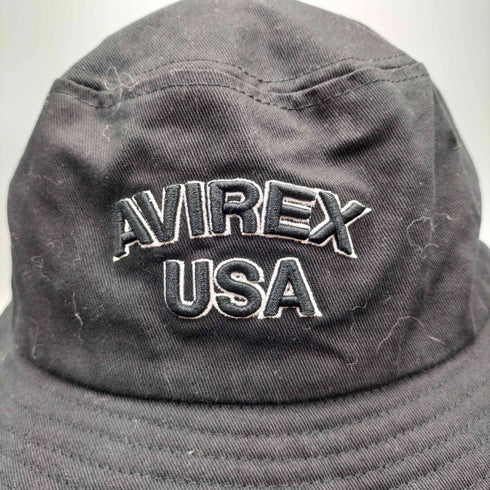 アヴィレックス AVIREX AX USA 3D EMB BUCKET HAT 3D エンボス バケットハット メンズ 62~64cm