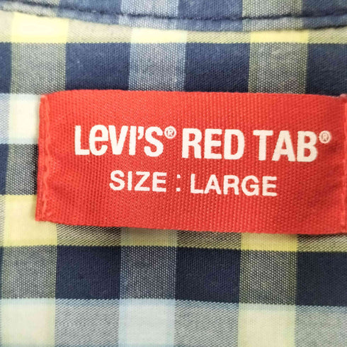 リーバイスレッド Levis RED チェックワークシャツ グランパシャツ メンズ import:L