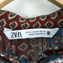 ザラ ZARA PATCHWORK PRINT BLOUSE レディース import:M