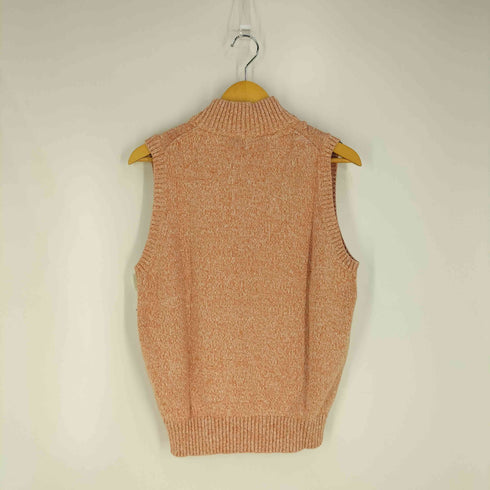ジェイプレス J.PRESS ハーフジップ コットン ニット ベスト メンズ import:M