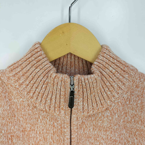 ジェイプレス J.PRESS ハーフジップ コットン ニット ベスト メンズ import:M